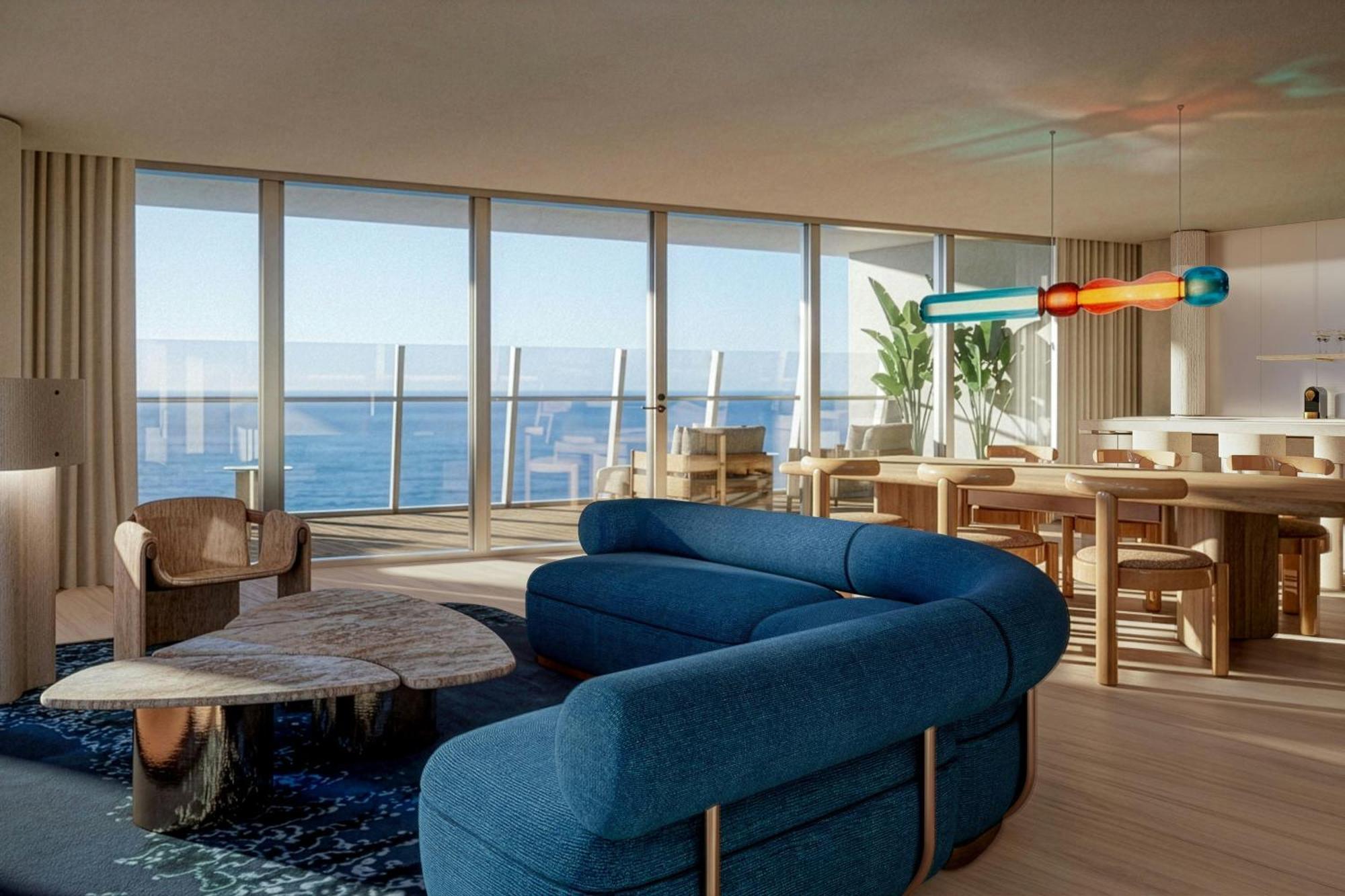 Two-Bedroom Loft Suite with One King and Two Single Beds
